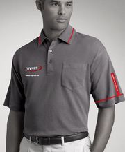 Polohemd mit Druck und Stick