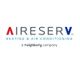 Aire Serv logo with text "Heating & Air Conditioning, a Neighborly company" below.