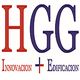 Logo con letras HGG, texto "Innovacion + Edificacion".