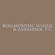 Text logo: "Kollmorgen, Schlue & Zahradnik, P.C." on a brown background.