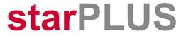 Logotipo de Star Plus con texto "star" en rojo y "PLUS" en gris.