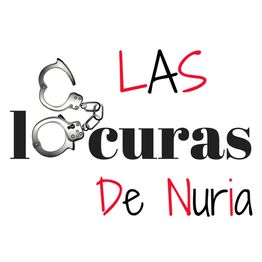 Texto "Las locuras de Nuria" con esposas en forma de letra "o".