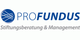 Logo von PROFUNDUS mit dem Text "Stiftungsberatung & Management".