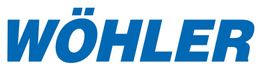 "WÖHLER-Logo in blauer Schrift auf weißem Hintergrund."