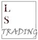 Quadratisches Logo mit Buchstaben "LS" vertikal und "TRADING" horizontal in großer Schrift.