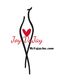 Stylized figure with a red heart, text "Joy VaJay," and "MyVajayJoy.com" in black.