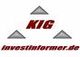 Logo mit drei grauen Dreiecken, Schriftzug "KIG" in Rot und "investinformer.de" darunter in Schwarz.
