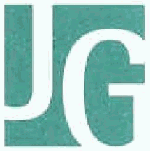 Logo mit den grünen Buchstaben "JG" auf weißem Hintergrund.