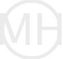 Buchstaben "MH" in einem Kreis auf weißem Hintergrund.