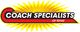 Logo: "Coach Specialists of Texas" with a yellow sunburst background.