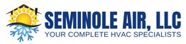 Seminole Air, LLC logo with sun and snowflake, text: "Your Complete HVAC Specialists".