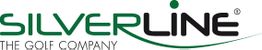 "Silverline-Logo, Text: Silverline - The Golf Company, in Grün und Schwarz gestaltet."