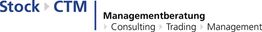 Logo mit dem Text: "Stock CTM Managementberatung | Consulting | Trading | Management".