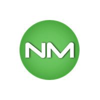 Green circle with white "NM" text in the center.