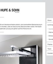 Webseite Hupe & Sohn