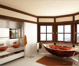 Holzbadewanne BOOTES