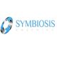 Logo of Symbiosis Coaching with a circular arrow design in blue and grey.