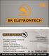 Cartão da BR Eletrontech com informações de contato e serviços oferecidos. Atendimento 24h.