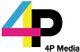 Logo mit buntem "4P" und dem Text "4P Media" unten rechts.