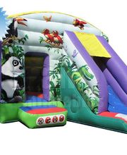 Hüpfburg Hinternisbahn Dschungel