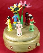 Spieldose Blumenkinder