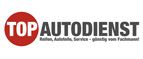 Logo mit Text: "Top Autodienst - Reifen, Autoteile, Service - günstig vom Fachmann!"
