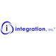 Logo of Integration, Inc. with a stylized "i" in a blue swirl next to the company name.