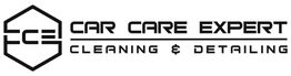 Logo van Car Care Expert: Schoonmaak en detailing, met zeshoek en letters CCE.