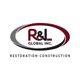 R&L Global Inc. logo with red and gray swoosh, text: Restoration · Construction.