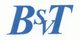 Blaues Logo mit stilisiertem Text "BsVT" auf weißem Hintergrund.