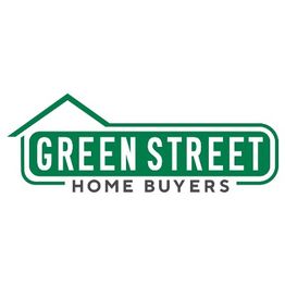 Green Street Home Buyers logo with green text and house silhouette.