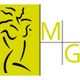 Sagoma stilizzata di un corpo femminile su sfondo giallo con le lettere "M" e "G" a destra.