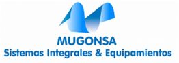 Logotipo de Mugonsa con texto "Sistemas Integrales & Equipamientos" en azul.