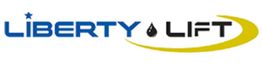 Logo of Liberty Lift with a star and swoosh design.