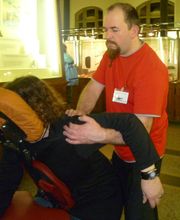 Mobile Massage Gesundheitspraktiker Logo