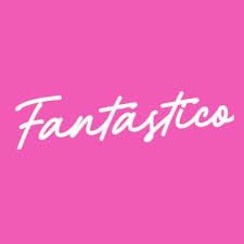 Texto "Fantástico" en blanco sobre fondo rosa.