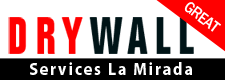 Logo of "Great Mall Services La Mirada" with a red and black color scheme.
