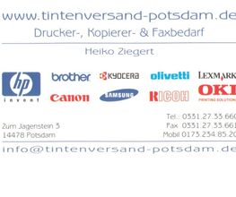 Druckerpatronen, Toner in Potsdan für BROTHER, CANON, DELL, EPSON, HP HEWLETT PACKARD, KONICA MINOLT