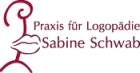 Logo der Praxis für Logopädie Sabine Schwab mit stilisiertem Gesicht und Text.