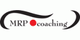 Logo von MRP Coaching mit geschwungenen Linien und rotem Punkt zwischen "MRP" und "coaching".