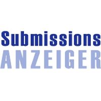 Text: "Submissions ANZEIGER" in blauer Schrift.