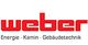 Logo der Firma Weber mit Text: Energie, Kamin, Gebäudetechnik in roter Schrift.