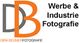 Logo mit den Buchstaben "DB", daneben Text: "Werbe & Industrie Fotografie".