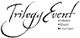 Schriftzug "Trilogy Event" mit den Worten Messe, Event, Hochzeit daneben.