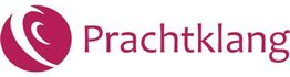 Logo mit stilisiertem magentafarbenem Kreis und dem Schriftzug „Prachtklang“ in Magenta.
