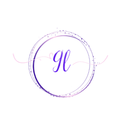 Ein lila Logo mit den Buchstaben "gl" in der Mitte, umgeben von einem Kreis.