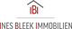 Logo von "Ines Bleek Immobilien" mit rotem "IBI" und einem stilisierten Dach.