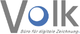 Logo mit dem Text "Volk" und Untertitel "Büro für digitale Zeichnung".