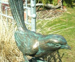 Singvogel aus Bronze 90113