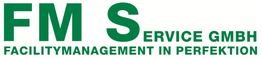 Logo der FMS Service GmbH in grün mit dem Slogan "Facilitymanagement in Perfektion".